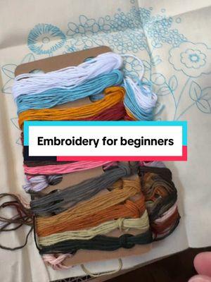 Embroidery kit for beginners #embroideryart #embroiderykit #embroideryforbeginners #hobbycollector #newhobby #tiktokshopholidayhaul #ttslevelup #ttsdelight #mademyyear #giftidea #giftguide #toptierdecember 