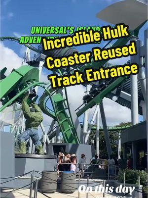 Still a fun fact #hulkcoaster #islandsofadventure #universalorlando #marvelsuperheroisland #universalstudiosorlando 