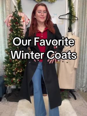 3 of our FAVORITE winter coats this seson! Best part: ALL of them have pockets!! Linked above! #fyp #wintercoats #winterfashion #afforablefashion #fashion 