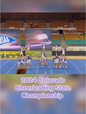 Finals Performance 🏔️ 2024 Colorado Cheerleading State Championship #hitzero #countoncounty #mtdchs #copreps #state #highschoolcheer #cheer