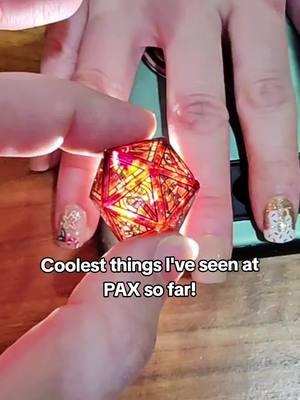 thanks to @RG_DiceBoutique for showing me these AMAZING dice they are absolutely gorgeous! #dice #dicegoblin #d20 #dungeonsanddragons #dnd #ttrpg #dndtiktok  #paxunplugged2024 