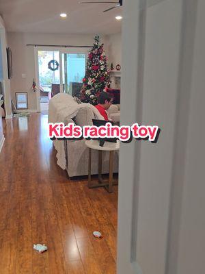 Can't blame him though, it's a pretty cool toy 🤣 these sell out so fast everytime they restock, so if you see the orange cart and want to get it, get it now while it's available #kidstoys #kidsgames  #toysforchristmas #toys #racingtoy  #toysontiktokshop #kidsgame #cartoy 