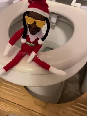 Snoop takin’ a poop lmao he drops it like its hot! #tomtheelf #elfontheshelf #elf #elfitup #snoop #snoopdogg #snooponastoop #wholetthedogsout #poop #dropitlikeitshot  