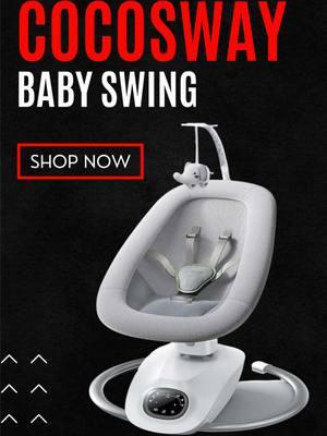 Momcozy CocoSway Baby Swing – the perfect way to soothe and entertain your little one! 🍼✨ Hands-free comfort for busy parents. 💕 #momcozy #cocosway #babyswing #parentingmadeeasy #momlife #babyessentials #soothingvibes #musthaveformoms #babycomfort #tiktokmomfinds #newparentlife #viralbabyproduct #babycareessentials #parenthack #tiktokmademebuyit 