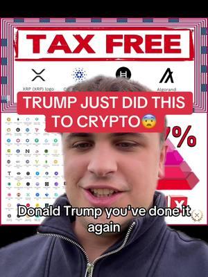 Tax Free #Crypto is Almost Here🚨 #Trump #Cryptocurrency #Cryptok #CryptoTrading #Bitcoin #Ethereum #BTC #ETH #XRP #Ripple #TradeshipUniversity #Sol #Solana #RLUSD #Trading #ElonMusk #Dogecoin #Memecoin #ALGO #HBAR #ADA 