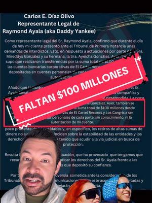 ESCÁNDALO TOTAL. Afirman que la #esposa de #DaddyYankee sustrajo $100 millones de dólares de las cuentas de las #disqueras del #artista sin autorización 💣💣💣 #divorcio #ex #ramon #raymond ##daddy #yankee #esposa #manager #fraude #escandalo #divorce #robo #famosos #abogados #denuncia #comunicado #juanalbertosantos 