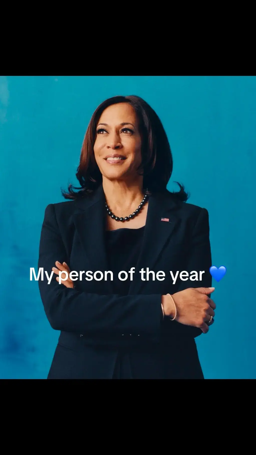 MY PERSON OF THE YEAR #kamala  #harris #blue #fdt #proroe #prowomen #prohealthcare #lgbtq🏳️‍🌈 #lesbiansoftiktok #follow #postelection #foryoupage #women #personoftheyear #mypersonoftheyear #fypシ #fyp #foryou #foryoupage #blue #protecttranskids #translivesmatter #Love #this #fdt✨ #texas #momlife #wewillnotbesilenced #wewillnotgoback #womeninthewhitehouse #tellthemruthsentyou #blue #bluewave #underhiseye 