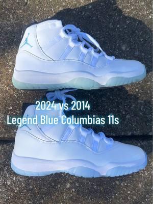 2014 vs 2024 Legend Blue Columbias @Nike @Jordan  #treyco #sneakerreview #retro11s #jordan11s #airjordan #columbia11s #legendblue11s #legendblue #legendblue11 #11s #airjordans #nike #jumpman23 