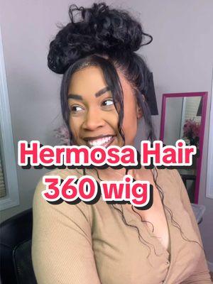 quick updo with @hermosahairofficial @hermosahair @Hermosahair_360wigs 360 lace front wig💗🥳. Wig link is in bio use code MOSA for 22% off your entire purchase. • • • • #explore #foryou #hair #hairreel #360wigs #360frontal #frontalwigs #frontalwiginstall #frontalinstall #wigmaker #wigunit #curlyhair #curlyhairwig #wiginstallation #wiginfluencer #wiglovers #wigslayed #alwaysanayaa 