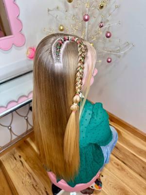 Candy cane hairstyle! ❤️🎄❄️ All our favorite hair tools, accessories, and outfit are linked in my bio under LTK! #kidshairstyles #hairtutorial #girlshairstyle #hairtok  #hairstyleideas #ponytailbraid #braids #hairinspo #relatable #longhair #hairoftheday #hair #easyhairstyle #braiding #hairtips #schoolhairstyles #hairdo #hairvideos #hairgoals #braidtutorial #braidstyles #hotd #hairstyles #halfuphalfdown #straighthair #candycane #hairglitter #christmas #holidayhair #christmashair  