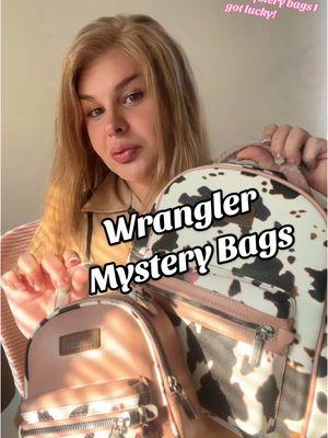 👜 Wrangler Mystery Bags ! I got the two piece option so i got two mystery bags ! I got lucky 🍀 B1+ B2 box 👜 (2 peices) #holidayhaul #wranglermysterybag #wranglermysterybags #tiktokmademebuylt #tiktokshopfinds #wranglerbag #wranglerpurse #tiktokshopholidaydeals 