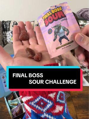 Think you can handle the sour?😭 #sourchallenge #sourcandy #driedfruit #FoodTok #TikTokShop @finalbosssour 