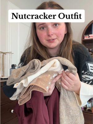 I need to get ready in a few hours… which outfit should i choose to see the nutcracker tn??? #nutcracker #outfitideas #helpmegetdressed #outfithelp #christmasoutfit #holidayoutfit #holidayparty #balletoutfit @abercrombie @Anthropologie 