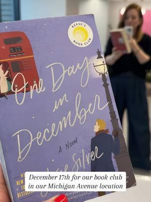 If you live in Chicago and love to read come to our book club 12/17!! #danarebecca #bookclub #chicagobookclub #thingstodoinchicago #onedayindecember 