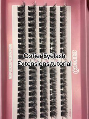 Let’s do my lashes for the week. @Cofier Lashes  #tiktokmademebuyit #tiktokbeautyhaul #cofierlashes #eyelashestutorial #eyelashhacks #eyelashextensions #eyelashextentions 