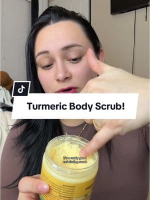 Use this to help dark spots and for more nourished skin. @AMVital  #turmericskincare #turmeric #bodyscrub #amvital #turmericscrub #skincare #MerryMoneyMaker #NewYearNewAura #healthyskin  