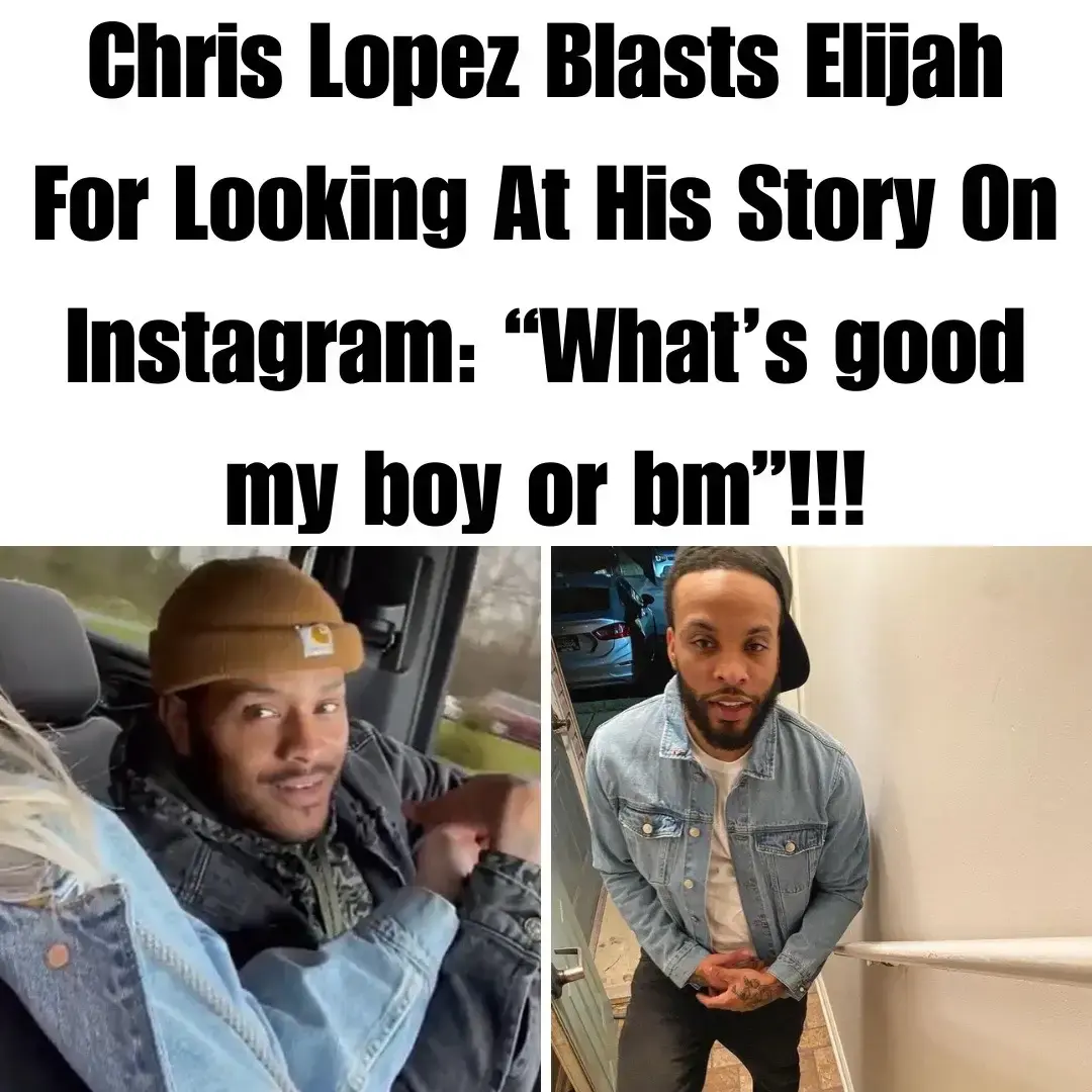 Uh oh! #ChrisLopez puts #KailLowry’s fiancé #ElijahScott on blast for viewing his story on instagram 👀😱!!  What are your thoughts on this? 🤔⬇️ #16AndPregnant #TeenMom #TeenMom2 #MTV 