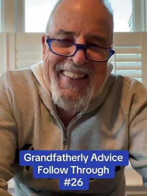 Grandfatherly advice#26 Follow through #advice #success #personaldevelopment #wisdom #Love #happinesss #indonesia #brasil #australia 