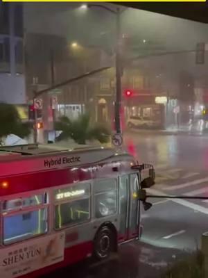 December 14, 2024 - The TORNADO WARNING this morning for San Francisco was the FIRST EVER issued for the city #tornado #storm #heavyrain #wind #disaster #severeweather #weather #news #December #2024 #warning #thismorning #firstever #city #SanFrancisco #California #USA #foryou #viral 