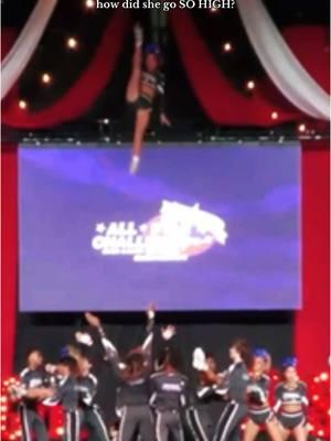 AMAZING HIGH BASKET from the steel rays!!🫢 #cheertok #cheerleading #allstarcheer #stingrayallstars #stingrayallstarssteel 