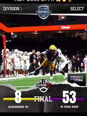 Edna Karr goes OFF to take the Division I Select State Championship 🔥 This Championship update is brought to you by Sheaux Time Branding & Apparel ⭐️ #louisiana #highschool #football #highschoolfootball #playoffs #hypevideo #statechampionship #lhsaa #championship #highlight 