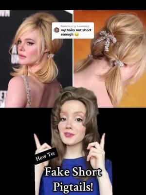 Replying to @cc 🦢 You can thank me later! And yall pls tag me when you recreate my hair! I love seeing all of yall’s hairdos🥹🥰#greenscreen #ellefanning #ellefanningstyle #1960s #1960shair #vintage #60s #beehive #bighair #hairbows #hairbow #bowhairstyle #fauxshorthair #shorthair #fakeshorthair #longhairstyling #howtostyleshorthair 