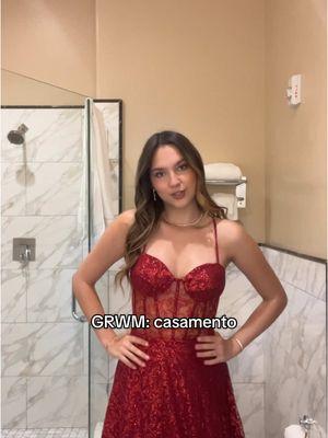 Meu vestido pro casamento da irma do meu namorado!! #maquiagem #vestido #casamento #grwm #moda #maquiaefala 