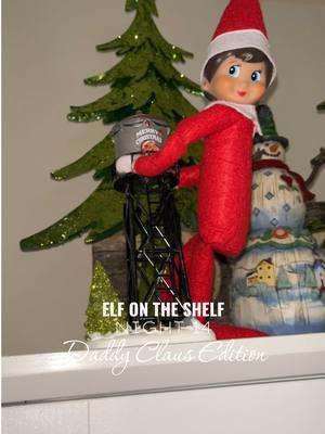 When Daddy Claus climbs water towers for work & is put on elf duty🤭🎅🏼✨ #elfontheshelfidea #dadelfontheshelf #elfontheshelfideas #sprinklestheelf #elfontheshelfadventures #elfontheshelfinspiration #watertank #watertower #watertowerlife #dadsoftiktok #elfontheshelfdad #toddlermom #girlmom #toddlerdad 