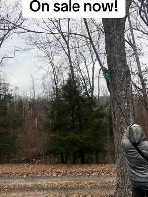 Handy lottle saw for trimming trees in the yard! #chainsaw #polesaw #cordless #cordlesssaw #need #handy 