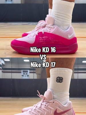 Nike KD 16 VS Nike KD 17 On Feet & In Hand Looks - Short Review . If you’ve played in the KD 16 or the KD 17, what are your thoughts on them and which do you prefer? Also, which one looks better, the Nike KD 16 “Aunt Pearl” or the Nike KD 17 “Aunt Pearl”? . @Nike @Kevin Durant  . #nikekd16 #nikekd17 #kd16auntpearl #kd17auntpearl #kevindurant #sneakers #sneakerhead #sneakerheads #basketball #basketballshoes #shoes #kotd #kicks #sneakrtweakr #nike #jordan #converse #adidas #fearofgod #yeezy #puma #newbalance #underarmour #curry #reebok #skechers #moolah #and1 #lining #wayofwade #361 #361sport #eqlz #seriousplayeronly #spo #anta #rigorer #peak #shorts #reels #fy #fyp #fypage #foryou #foryoupage