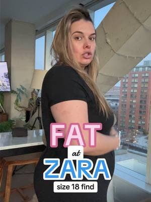 A #fatatzara slay for the curvy girls! Style is 8281/470/710 in XL! Woo hoo! #plussizefashion #plussizeedition #zarahaul #midsizestyle #size16 #size18 #curvytiktok 