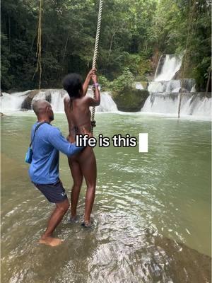 Life has been lifing and I love it. #fy #fyp #travel #traveltiktok #travellife #adventuretime #jamaica #jamaicatiktok #waterfallsoftiktok 