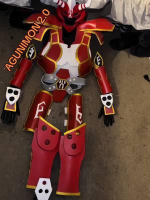 Adding to my Digimon armor collection! Agunimon 2.0. The first one was HORRIBLE.  Shout out to @Sir Julius for the mask! #digimon #digimonfrontier #spiritevolution #agunimon #digimoncosplay #digimonadventure #evafoam #crafting 