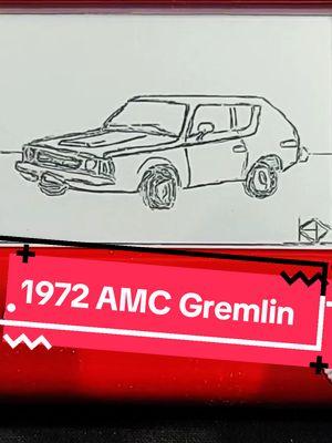 1972 AMC Gremlin #amcgremlin #gremlin #car #cars #🚗 #etchasketch #etcheverywhere #etchasketchart #etchartist #fyp #fypシ #foryou #foryourpage #viral #art #tiktokartists #arttiktok #myart #tiktokartist @spin master @Creatorverse 