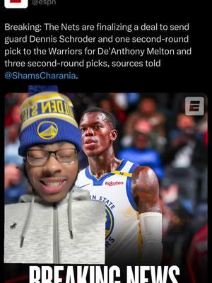 Dennis Schroder welcome to the warriors #dennisschroder #warriors #goldenstatewarriors #warriorsnation #warriorsfans #dubnation #steph #stephcurry #stephencurry #draymondgreen #jonathankuminga #brandinpodziemski #deanthonymelton #bensimmons #camjohnson #NBA #nbabasketball #basketball #ballislife #f #fyp #blowthisup #nbatrade #cutoffnate #cutoffnateyt 