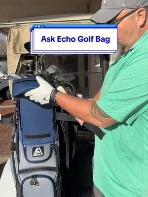 Best golf bag by far. @AskEchoGolf #askechogolfbag #askechogolf #askecho #golfbag #silentgolfbag #golf #golftiktok #golfer 