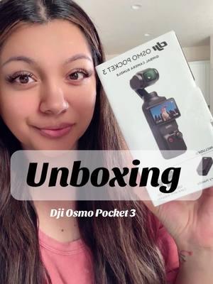 Christmas came a bit early ✨🤍 @DJI Official #thankful #djiosmopocket3 #cameraunboxing #unboxing #osmopocket3 #contentcreator #latinacreator #latinacommunity #thankyouhusband 