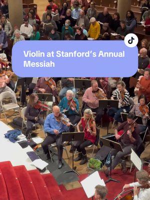 Violin, my first love. Stanford’s Annual Messiah at Memorial Church. Merry Christmas! 🎄🎻 #violin #christmas #messiah #handel #merrychristmas #christmasmusic #holidays #stanford 