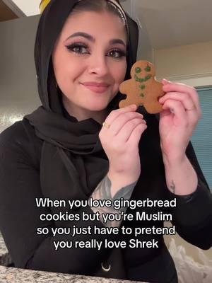 These aren’t Christmas cookies Teta, they’re Shrek cookies . . #arab #ArabTikTok #fyp #fypage #muslim #muslimtiktok #muslimah #hijab #hijabi #hijabitiktok #merrychristmas #gingerbread #lebanese #lebanesetiktok 