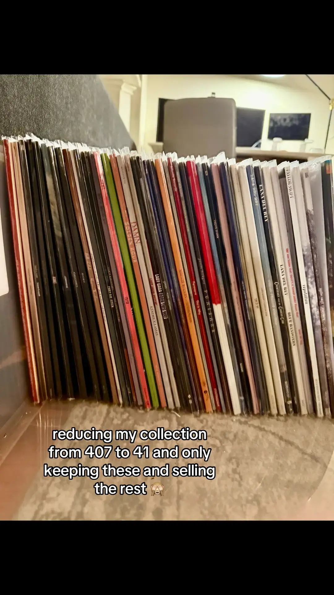 whittling down my collection was DIFFICULT but i realized i’d be MUCH happier with a small collection of only my favorite albums, rather than a huge collection of stuff that’d give me decision paralysis i’ll be listing a handful of my more rare records on depop and selling the remainder to my local record shop.  maybe a smaller collection will inspire me to start collecting again, who knows???   #vinyl #vinyltok #vinylrecords #recordcollection #vinylcheck #vinylclub #vinylcollection #recordcollector #vinylcollector #recordplayer #turntables #fyp #foryou 