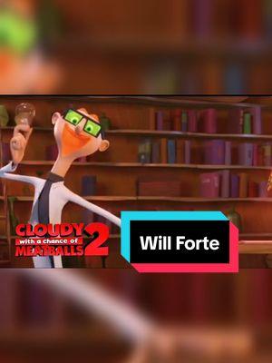 Characters With The Same Voice Actor: Will Forte Edition| #willforte #cloudywithachanceofmeatballs2 #fyp #samevoiceactor #childhoodvoiceactor #nostalgia #thelegomovie #scoob #childhood 