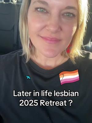 ✈️ Give me allll your ideas! 💥 Tag your bestie, gf or come solo and make some new friends!  Let’s have some fun! #lifecoachannie #lesbianretreat #retreat #womensretreat #laterinlifelesbian #wlw #latebloomers #fireflies 