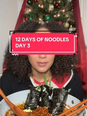 12 DAYS OF NOODLES🎅🍜 DAY 3: Buldak Jjajang 🔥🔥🔥 #samyang #buldak #noodles #ramen #eating #tastetest #mukbang 