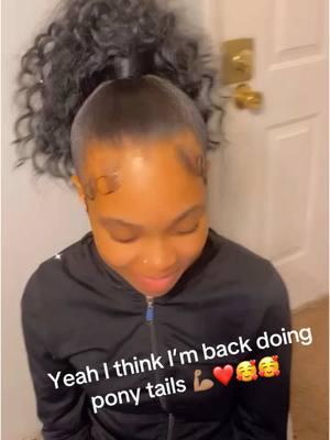 I think im back down doing #ponytails 💪🏽🥰🥰💯 #tazmaniacomedy doing it 💪🏽💪🏽🥰#fyp #foryou #hairstyles 