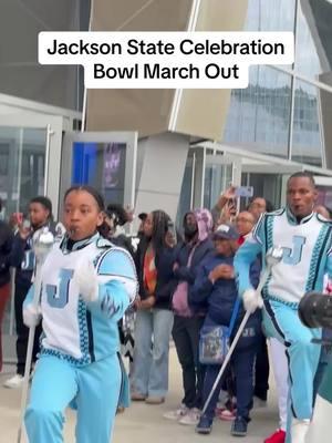 🏆 Celebration Bowl 2024 champions- Jackson State University marching out of the stadium #hbcu #historicallyblacksince #jacksonstateuniversity #celebrationbowl #atlanta 