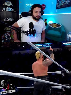 Que esta planeando solo?? #latino #wwefan #wweespanol #reaction #WWE #wwesmackdown #smackdown #solosikoa #solo #bloodline #bloodlinewwe #andrade