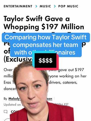 @Bonnie Dilber Taylor Swift is a real outlier among billionaires. #corporategreed #compensation #billionaires #taylorswift #swiftiesoftiktok #erastour 