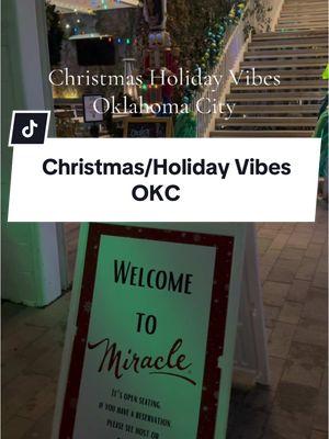 I love a good holiday theme. We definitely enjoyed ourselves and the vibes! 🎄🎁 @SocialCapitalOKC @b_livinghappily  #drinktiktok #foodtiktok  #okcnightlife #okcchristmas #okcholidaypopup #oklahomacityholiday #oklahomacity #deepdeuceokc #okcthingstodo  #holidayseason  #winterinokc #christmas 