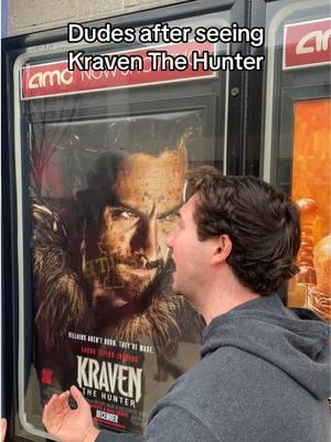 I had low expectations and it was even worse than I expected 😂😂 #marvel #kraventhehunter #spiderman 