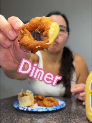 I mean everything is expensive now a days a mcdonalds meal is like $15😭 #longisland #diner #onionrings #fyp #ny #longislandfood  